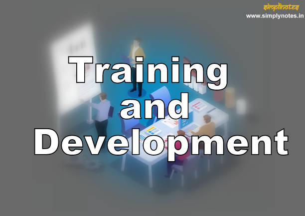 Training and  Development – Human Resource Management – MBA/BBA